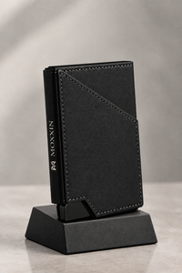 Black Moxxin Pop-Up Wallet, empty